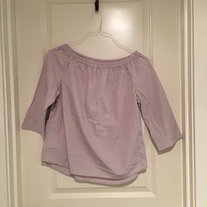 Extra Fine Cotton 3/4 Sleeve Off Shoulder Blouse